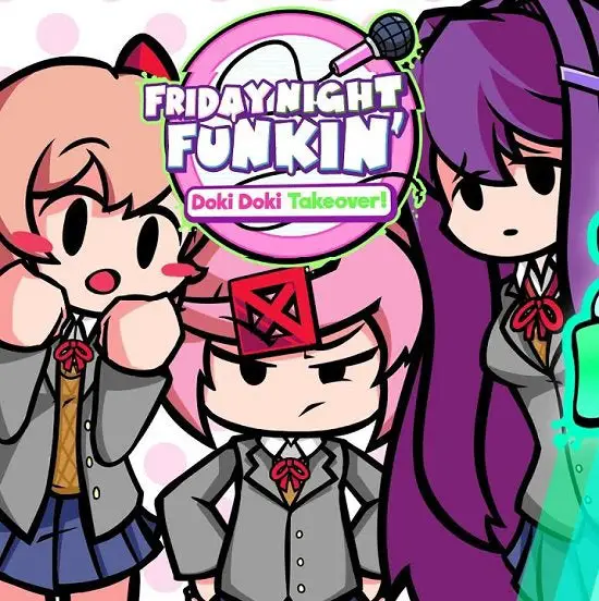 Doki Doki Girls for FNF Online VS. [Friday Night Funkin'] [Mods]