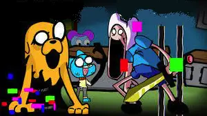 FNF VS Glitched Finn (Pibby x Friday Night Funkin') Game · Play Online For  Free ·