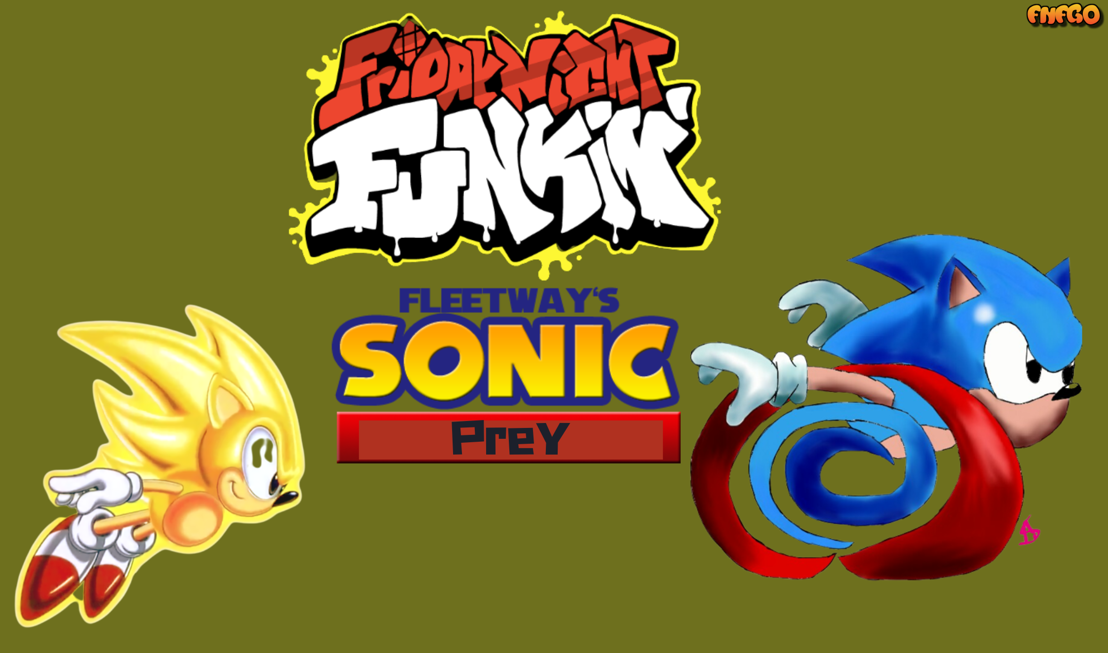 FNF: Sonic.EXE Prey But in HD FNF mod jogo online