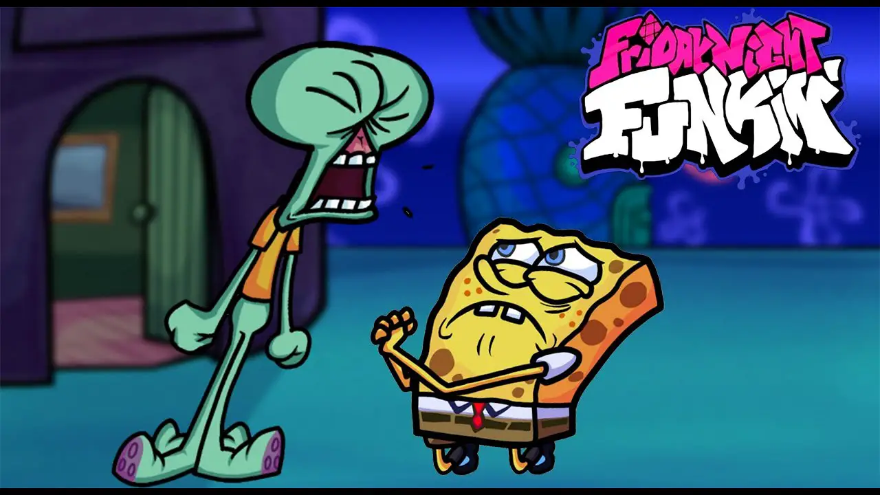FNF Squidward Vs Spongebob (KBH Games) 