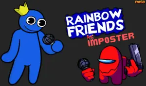 FNF 2D New Rainbow Friends RED, YELLOW, PINK VS Rainbow Friends