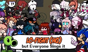  FNF Lo-Fight But Everyone Sings It